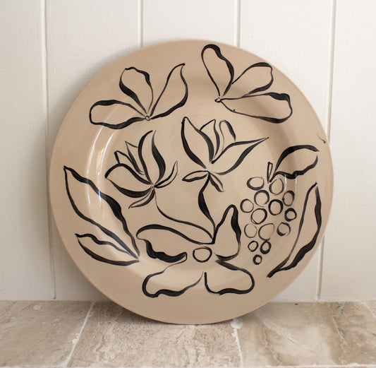 Ceramic wall plate 004