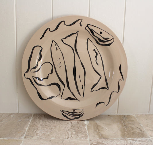 Ceramic wall plate 008