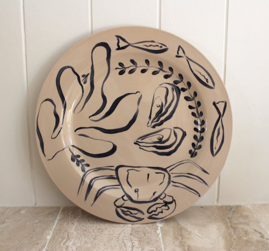 Ceramic wall plate 007