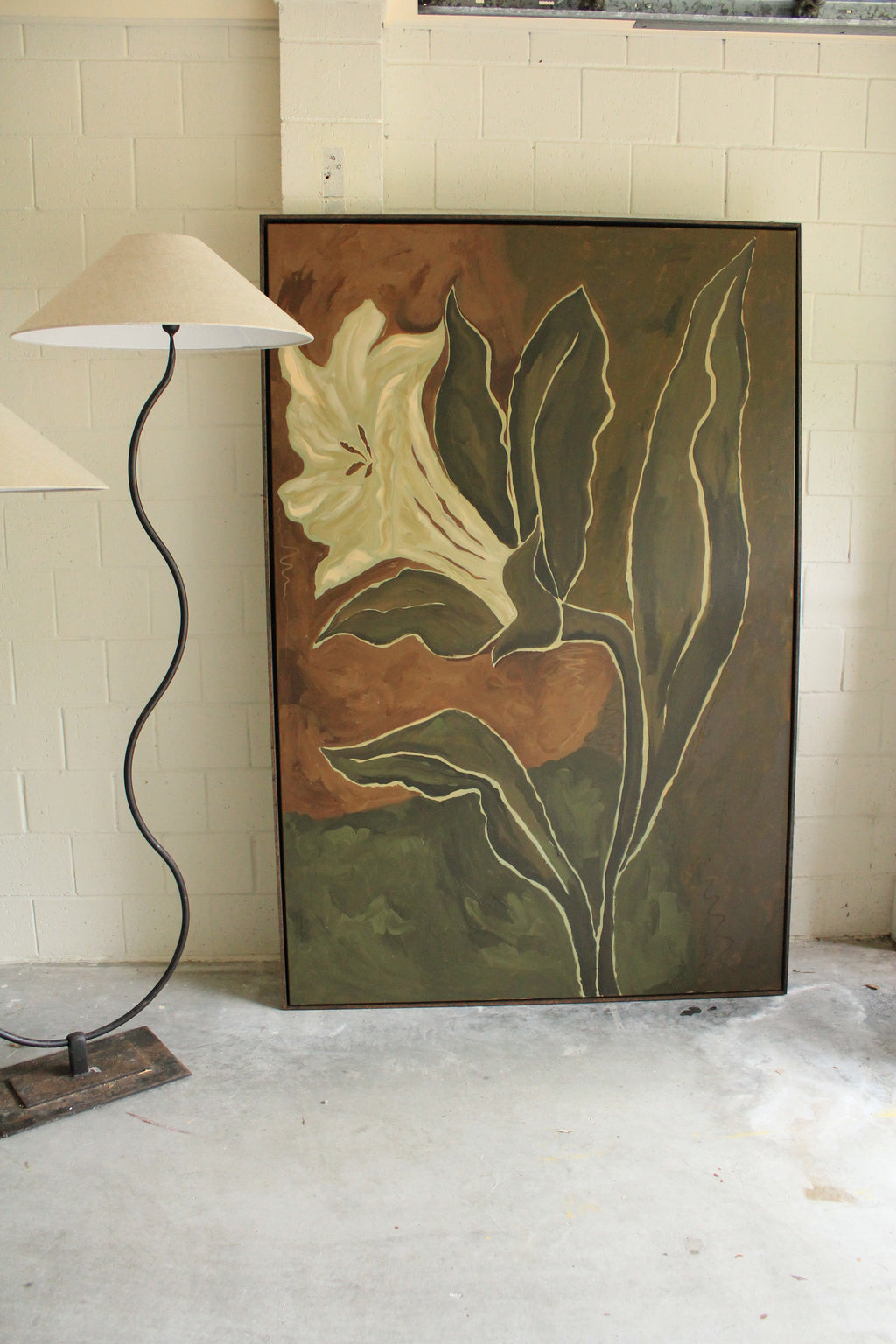 FLOWERS ARE GOOD LISTENERS - ORIGINAL ARTWORK