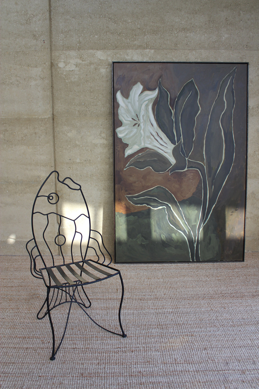 FLOWERS ARE GOOD LISTENERS - ORIGINAL ARTWORK