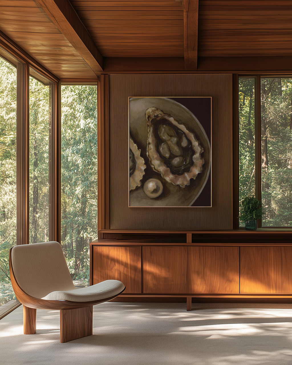 Wear your pearls to lunch. - Exclusive fine art print.