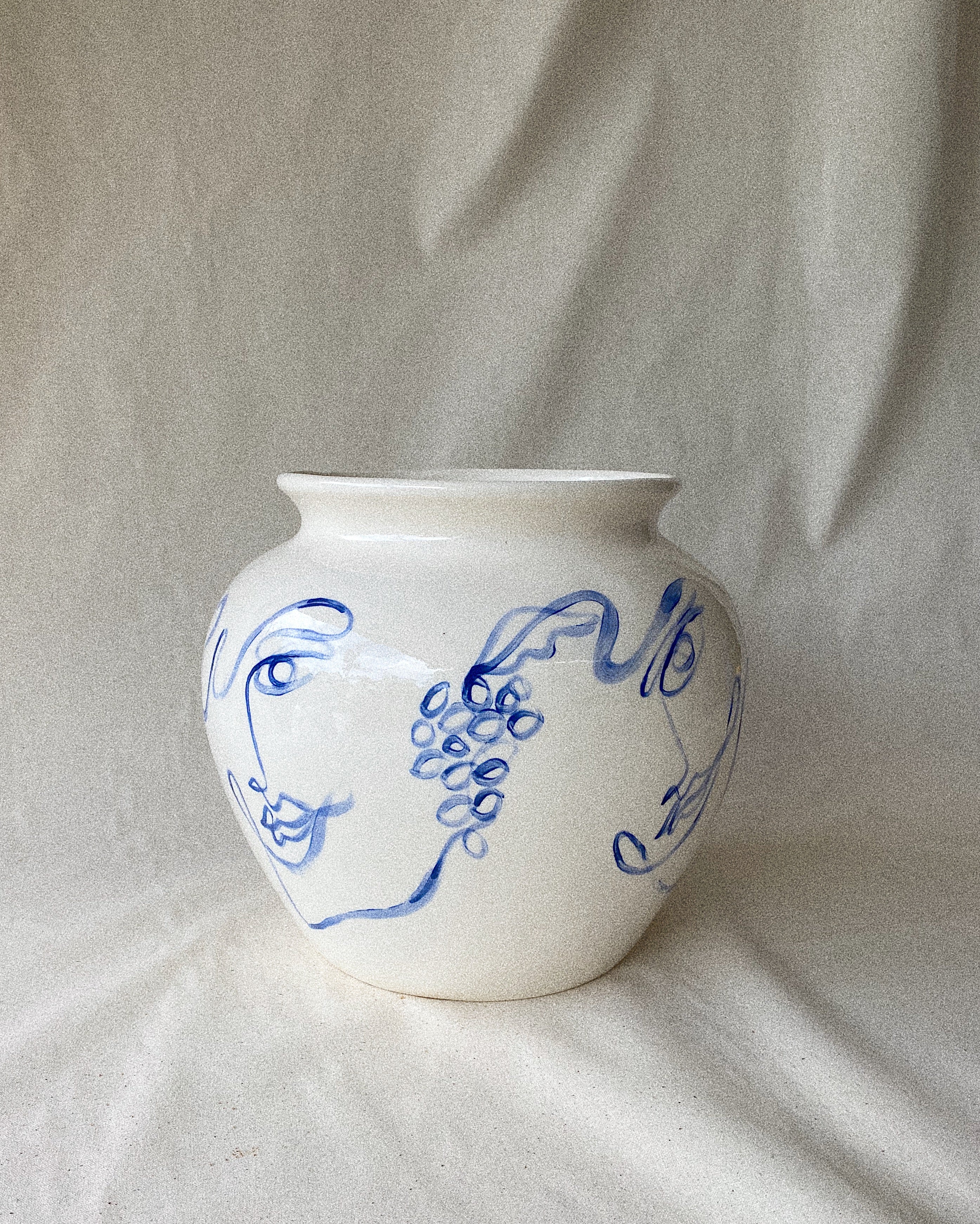 Curve Vase - Blue