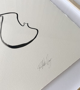 "Director" -  Original Acrylic on 300gsm Cold Pressed Paper, Framed in Tasmanian Oak. 740mm x 930mm