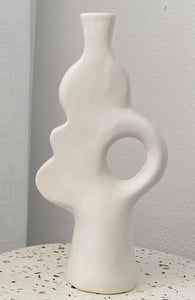 Lucia Vase - Santorini White.