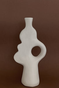 Lucia Vase - Santorini White.